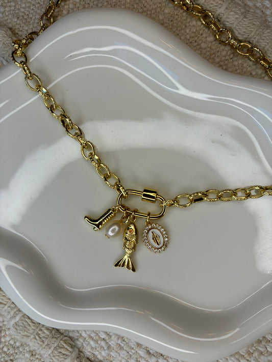 Carley Carabiner Necklace