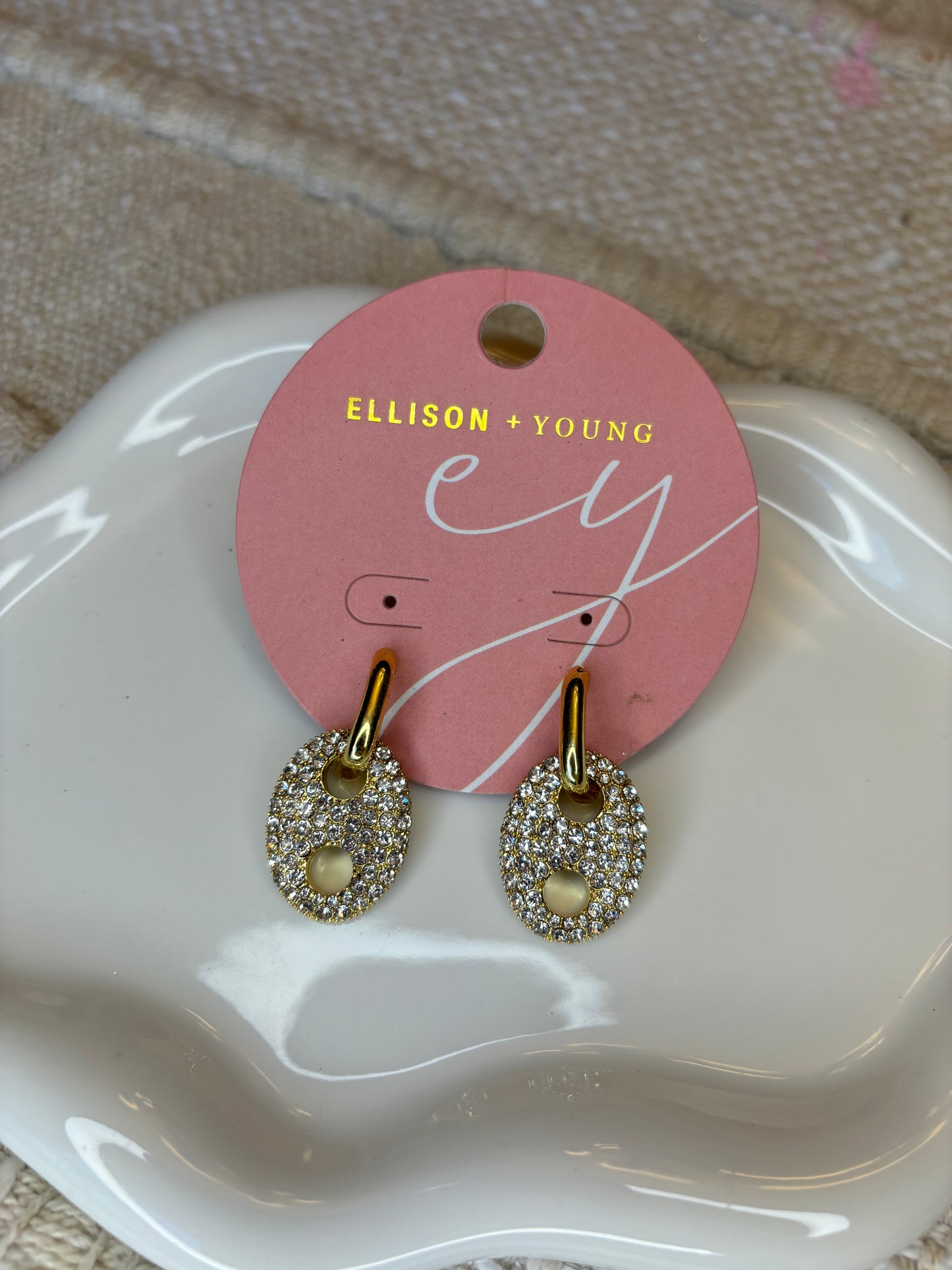 Radiant Oval Dangles