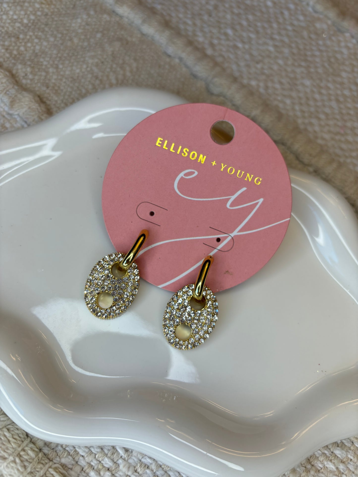 Radiant Oval Dangles