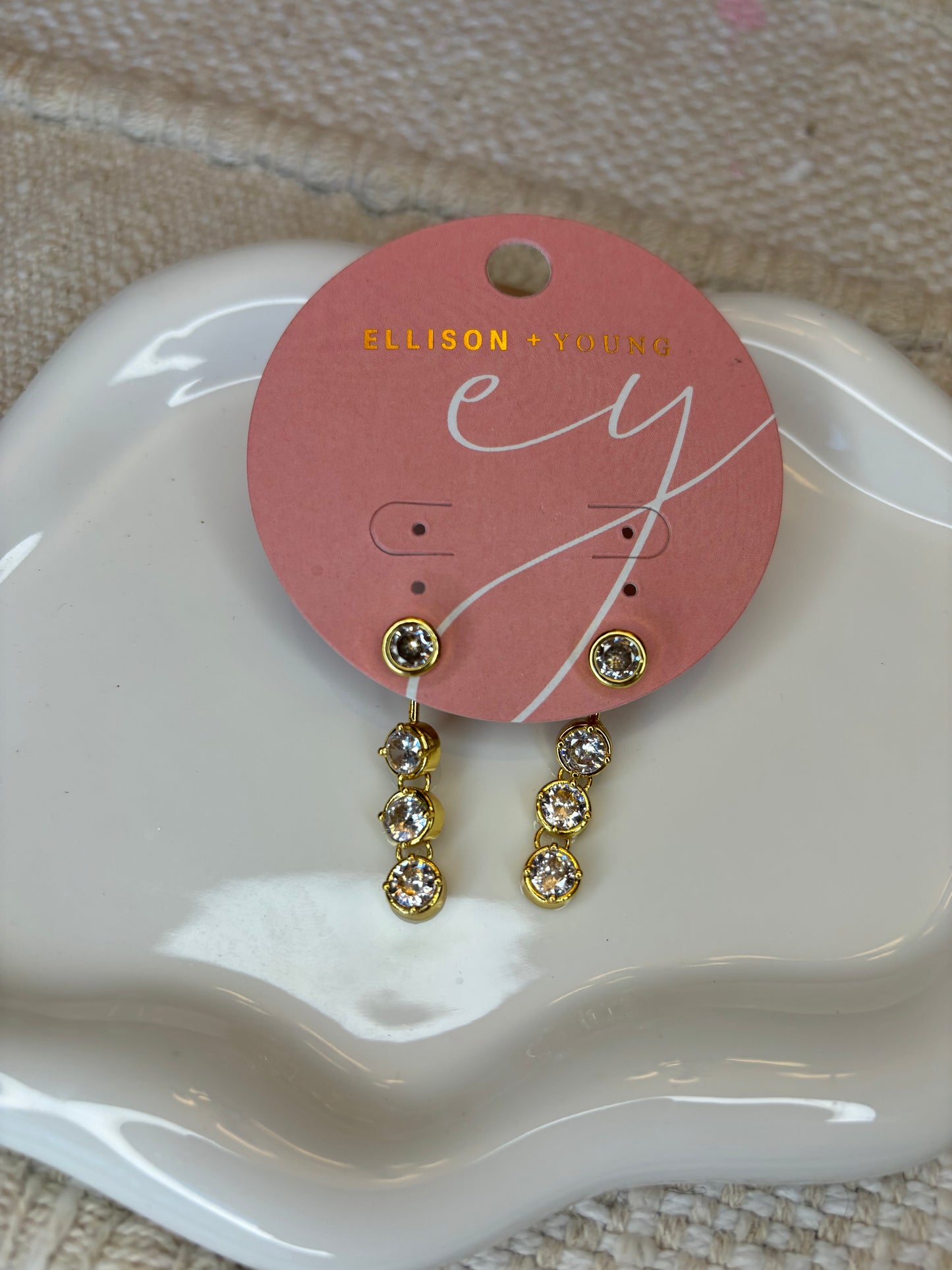 Golden Drop Earrings