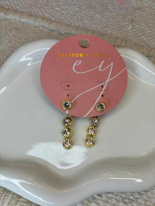 Golden Drop Earrings