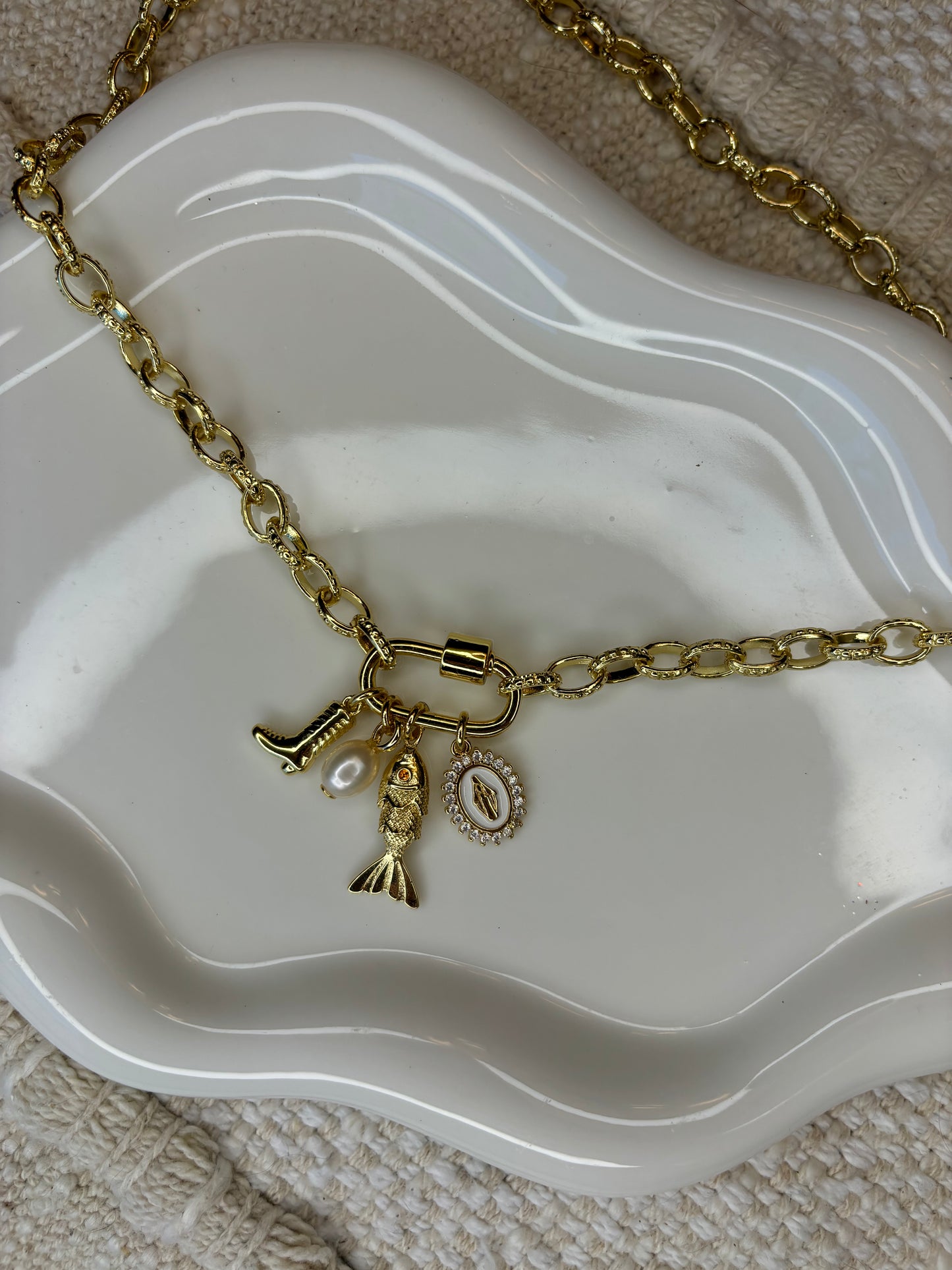 Carley Carabiner Necklace