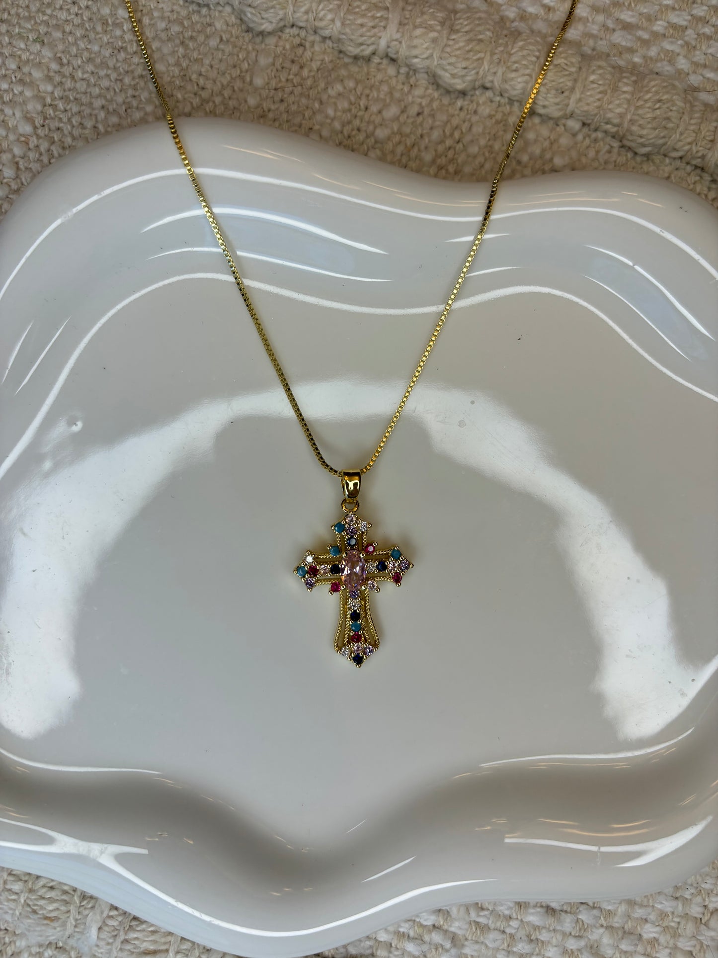 Kelly Cross Necklace