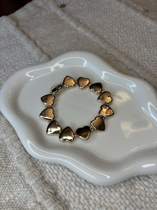 Chain of Hearts Bracelet